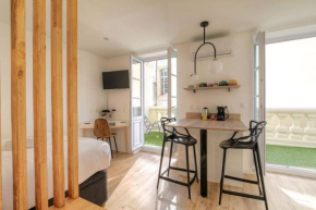Joli studio climatisé avec terrasse - Lyon centre